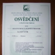potvrzen� o absolvovov�n� za�kolen� z�stupci firem RIGIPS  a KNAUF